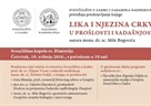 Poziv na predstavljanje knjige „Lika i njezina Crkva u prošlosti i sadašnjosti“ autora mons. dr. sc. Mile Bogovića.