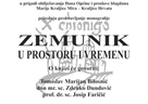 Poziva na predstavljanje monografije "Zemunik u prostoru i vremenu"