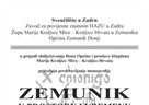 Poziva na predstavljanje monografije "Zemunik u prostoru i vremenu"