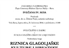 Poziv na predstavljanje knjige "Riznica glagoljaške kulture i hrvatske pismenosti otoka Rave"