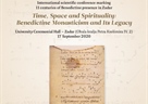 Poziv na međunarodni znanstveni skup Vrijeme, prostor i duhovnost: Benediktinsko monaštvo i njegovo nasljeđe