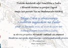 Poziv na međunarodni kolokvij "Uloga Crkve u obrazovanju s osobitim naglaskom na Zadar"